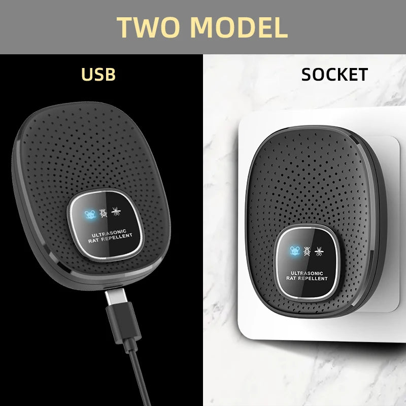 Ultraääni Hyönteiskarkotin USB – Karkottaa Itikat & Kärpäset | Turvallinen Perheelle