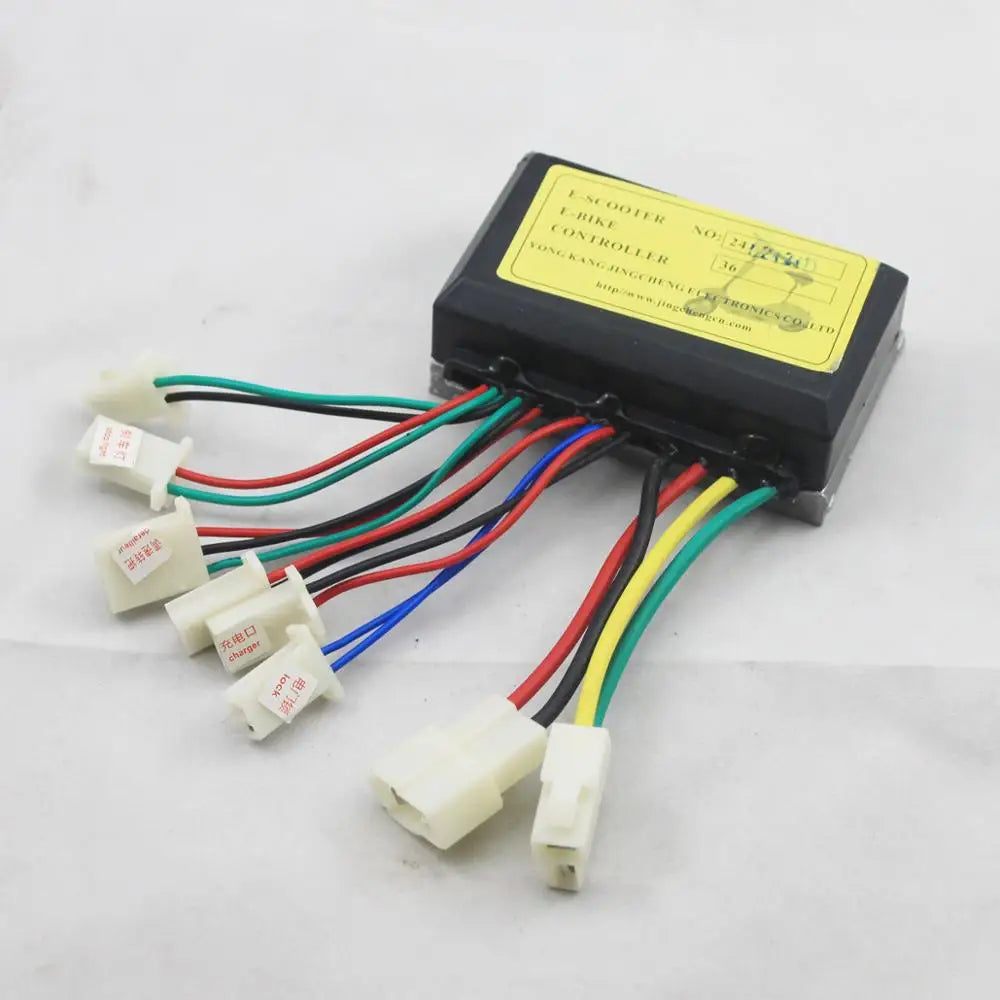 Sähköpyörän Kontrolleri 24V 250W – L2424D | Harjamoottori | Alijjännitesuoja | Kompakti 6,5×9 cm