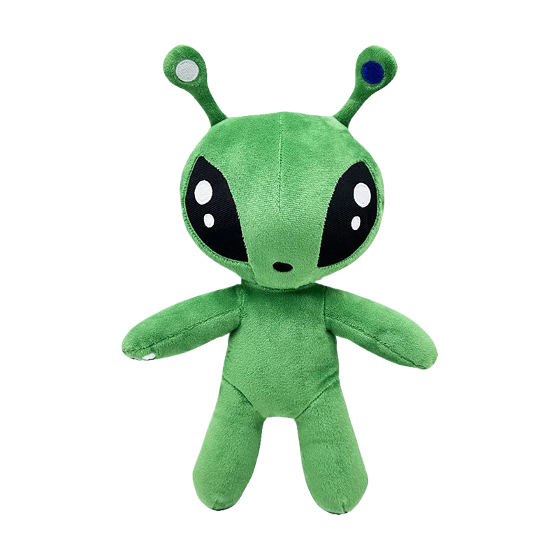 Alien Pehmolelu 30 cm – Vihreä ET | Tuntosarvet | PP-Kuitu | CE-Sertifioitu | Lahja & Sisustus