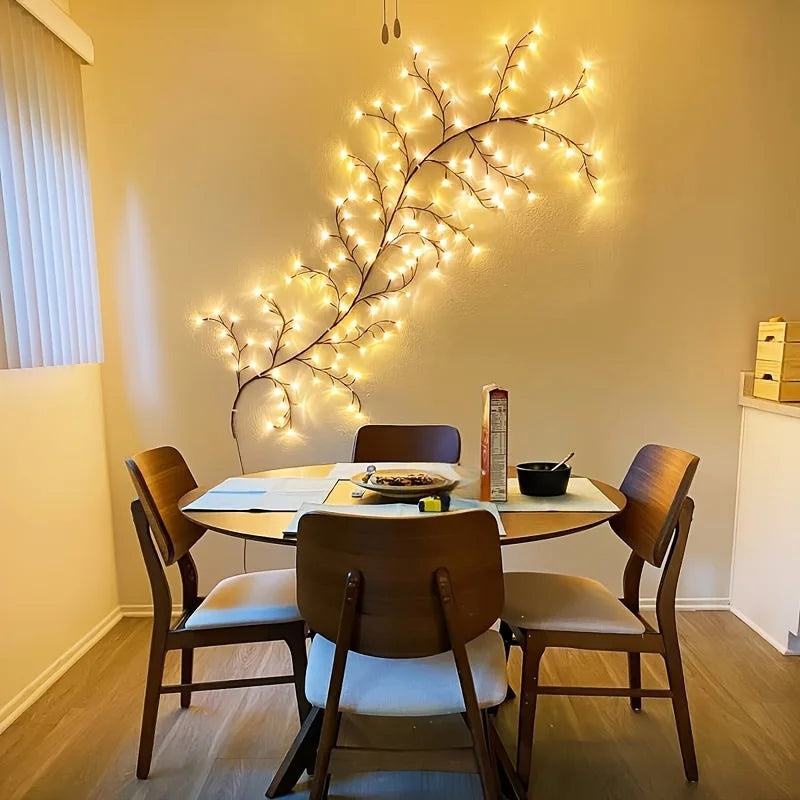 Taivutettava Oksavalosarja – Lämmin Valkoinen | 72 tai 96 LED | USB | Kaukosäädin | CE