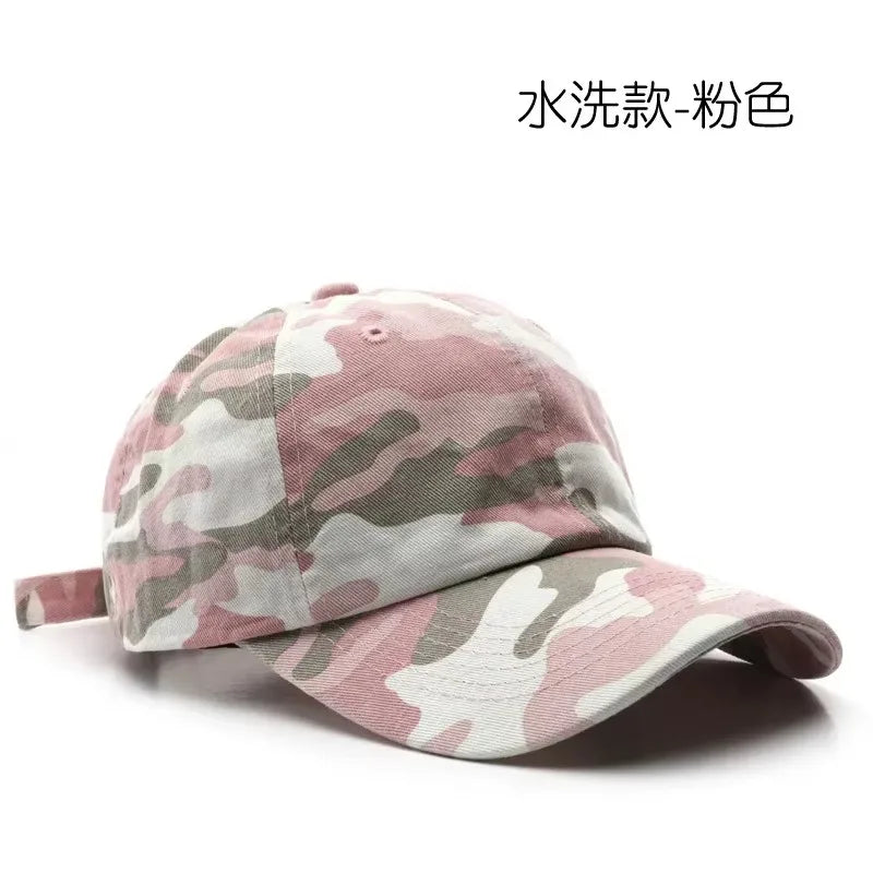 Japanilaistyylinen Camo Lippis – Säädettävä 56–59 cm | 8 Väriä | Polyesteri | Naisille & Miehille