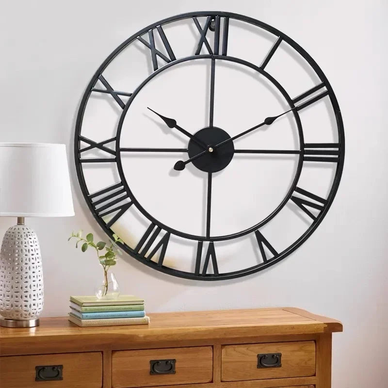 Iso seinäkello 40 cm – Retro roomalaiset numerot | 6 väriä