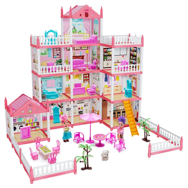 Prinsessalinna Rakennussarja – DIY 3D | 4–14 Huonetta | CE | 3–12 v | Lahja Tytölle