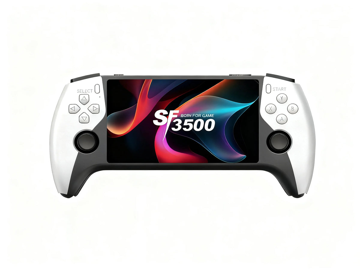 Käsikonsoli 20 000+ Retropeliä – SF3500 | 5" IPS HD | Mini HDMI | Suomi | CE
