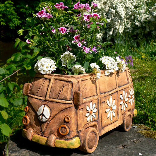 Hippipaku Kukkaruukku – Vintage Volkswagen-Paketti | Sisä- & Ulkokäyttöön