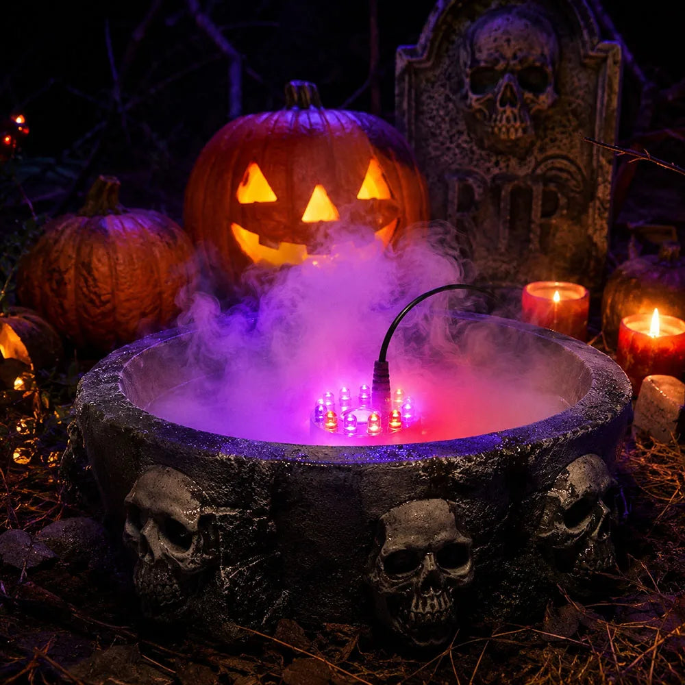 Halloween-sumutin LED-valoilla – minisumukone