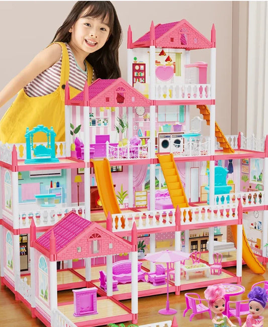 Prinsessalinna Rakennussarja – DIY 3D | 4–14 Huonetta | CE | 3–12 v | Lahja Tytölle