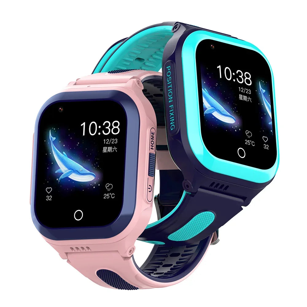 Älykello lapsille – 4G GPS SIM-kortti | Musta, Pinkki, Sininen