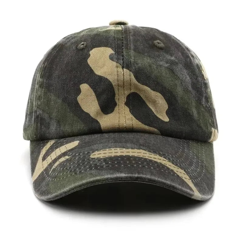 Japanilaistyylinen Camo Lippis – Säädettävä 56–59 cm | 8 Väriä | Polyesteri | Naisille & Miehille