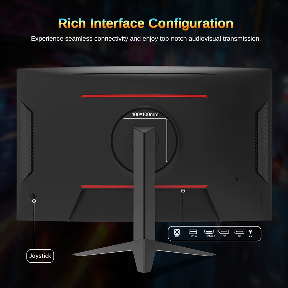 Kaareva Pelinäyttö 32" QHD 180Hz – KTC H32S17 | 1ms | HDR10 | FreeSync | 1500R | Nopea Toimitus