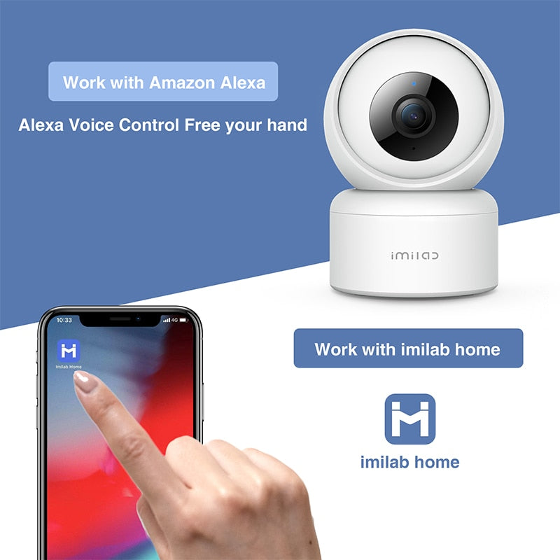 Valvontakamera IMILAB C20 – WiFi 1080p | Yökuvaus | Kaksisuuntainen ääni